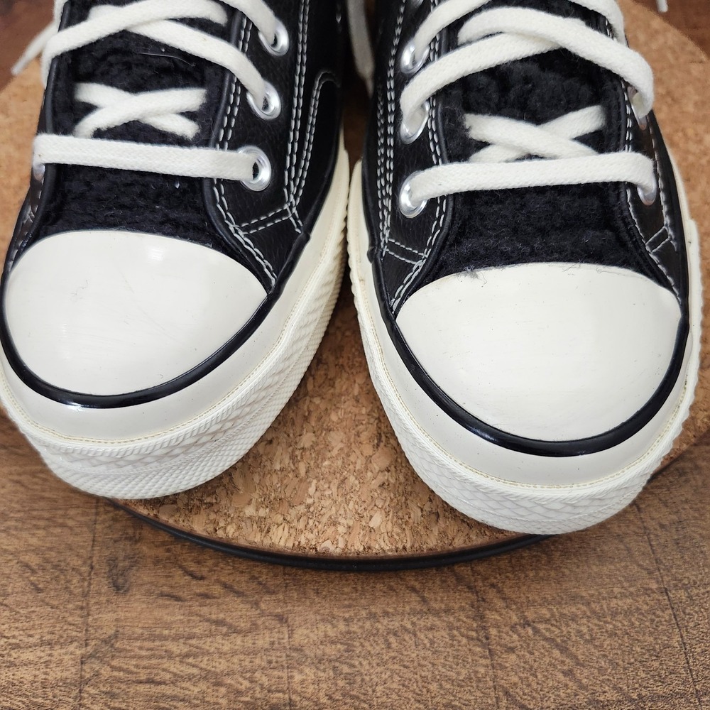 Converse Chuck Leather 70 Sherpa Lined Hi- Top Shoes Unisex M7/W9 - Picture 3 of 14